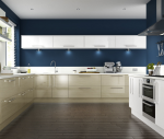 cool blue colored kitchen schemes