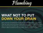 What Not To Put Down Your Drain What Not To Put Down Your Drain
