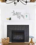 Herringbone Fireplace Tiles