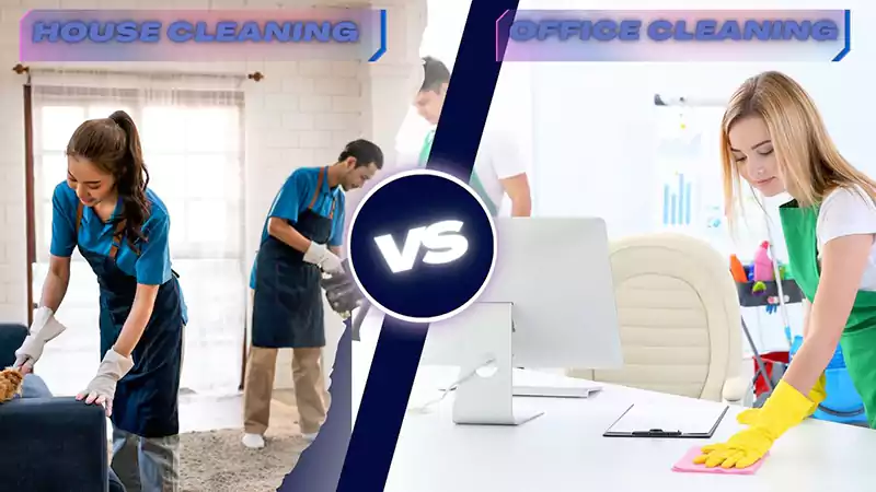 House Cleaning Service vs. Office Cleaning House Cleaning Service vs. Office Cleaning