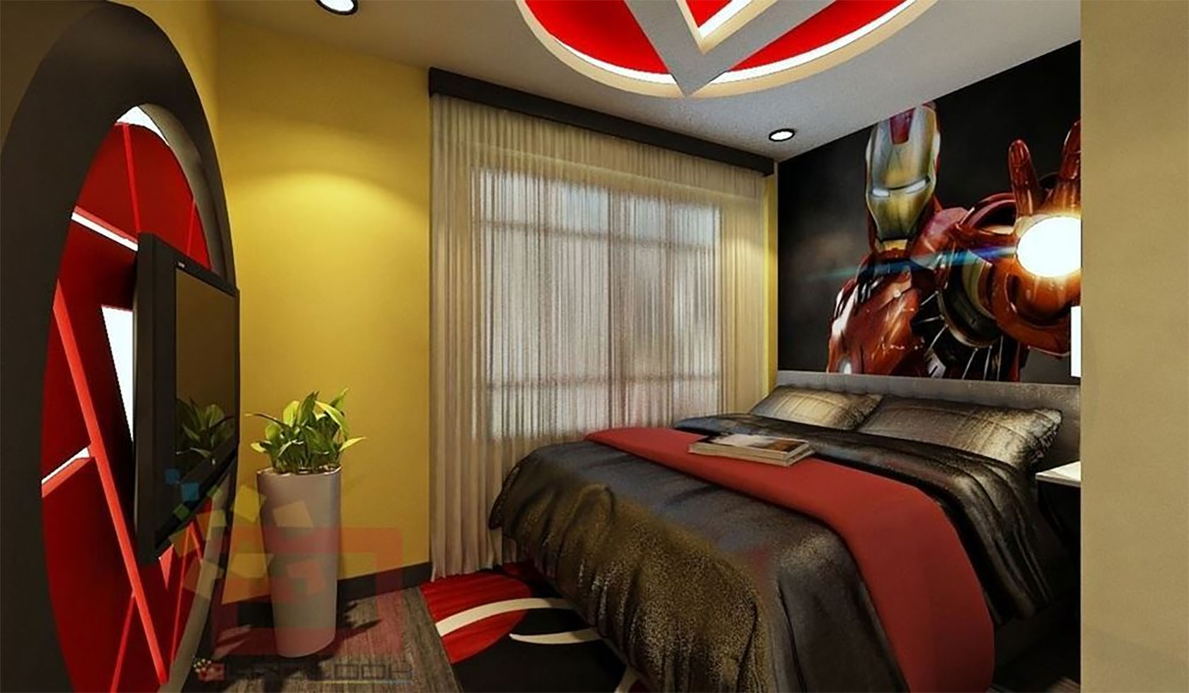 Iron Man Bedroom Decor