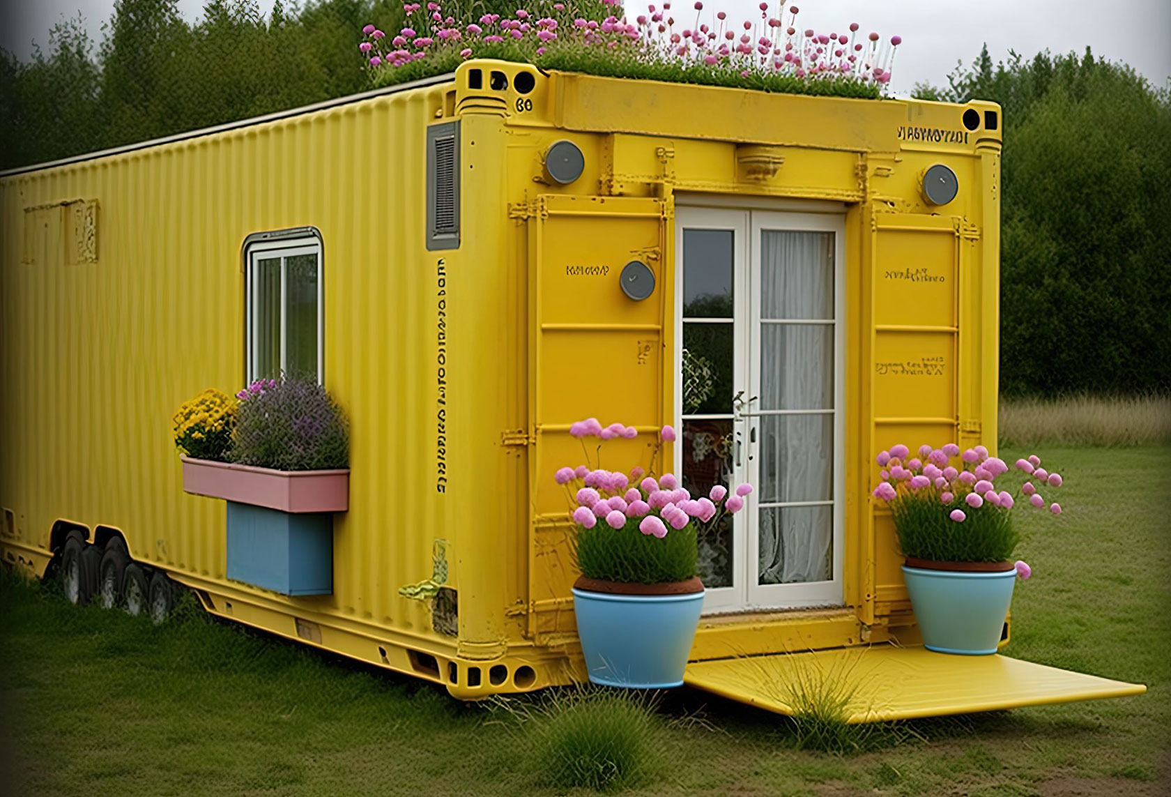 Shipping Container Garden Shed