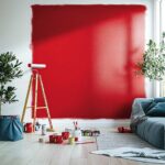 Red Wall Painting