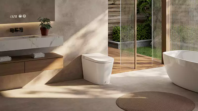 HOROW HR-N30 Non-Electric Bidet Toilet with Battery Auto Flush HOROW HR-N30 Non-Electric Bidet Toilet with Battery Auto Flush